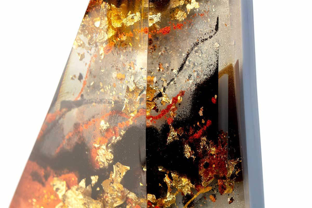 Golden Blaze - Original Sculpture - SOLD by artist Craig Foord - Wyecliffe Galleries