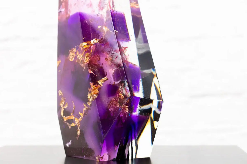 Purple Rain - Original Sculpture by artist Craig Foord - Wyecliffe Galleries