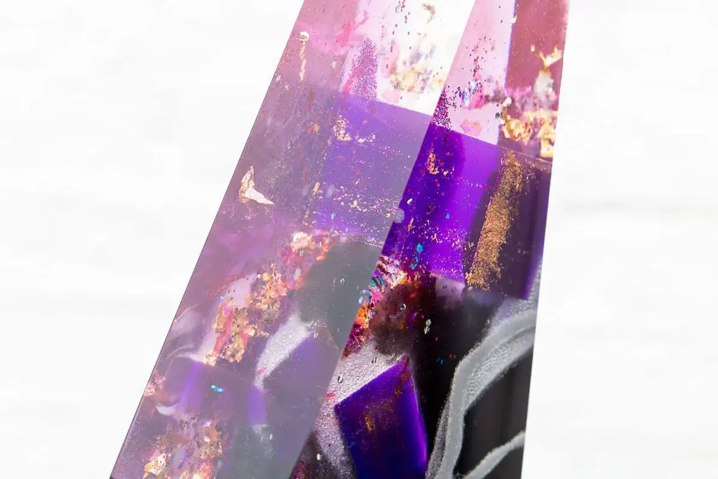 Purple Rain - Original Sculpture by artist Craig Foord - Wyecliffe Galleries