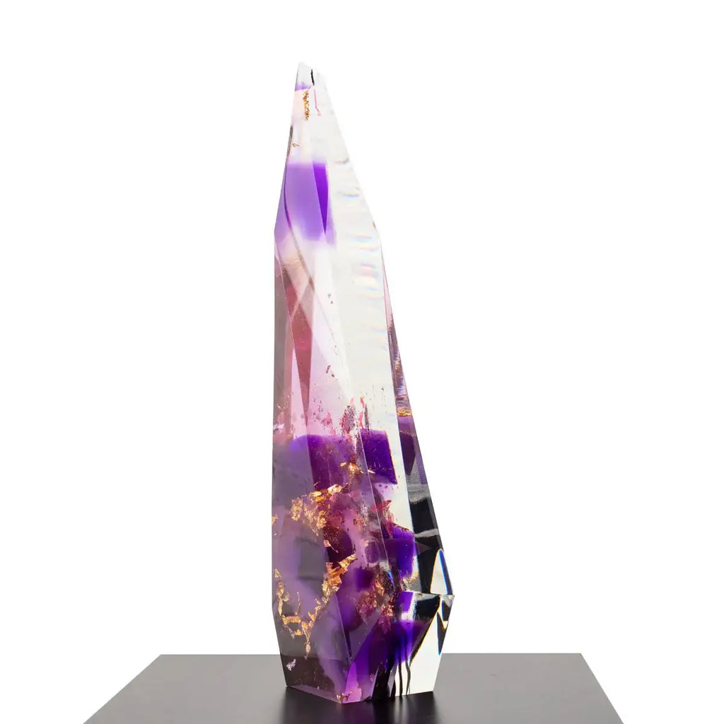 Purple Rain - Original Sculpture by artist Craig Foord - Wyecliffe Galleries