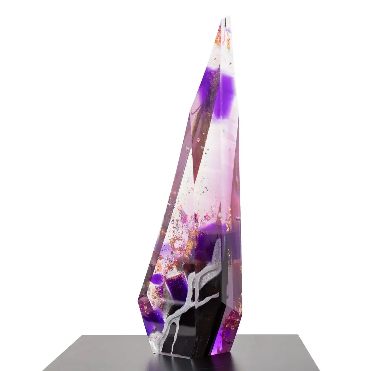 Purple Rain - Original Sculpture by artist Craig Foord - Wyecliffe Galleries