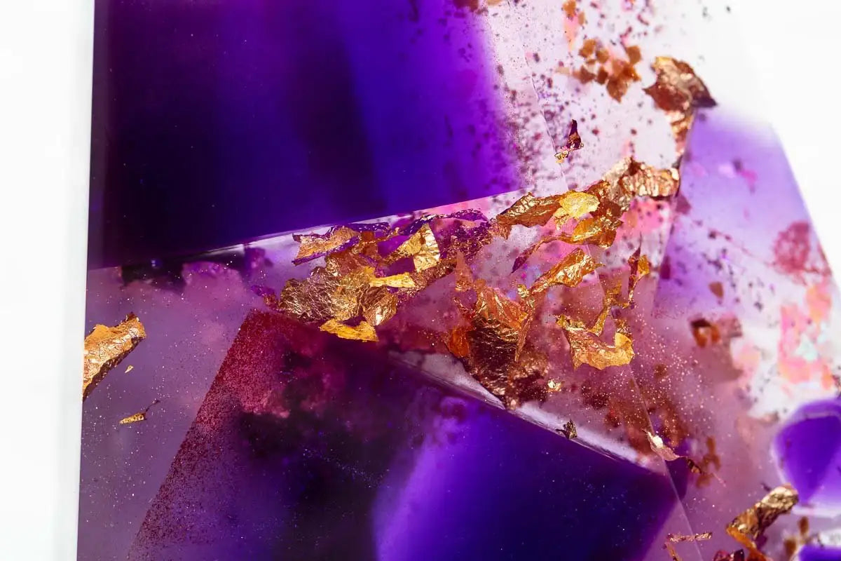 Purple Rain - Original Sculpture by artist Craig Foord - Wyecliffe Galleries