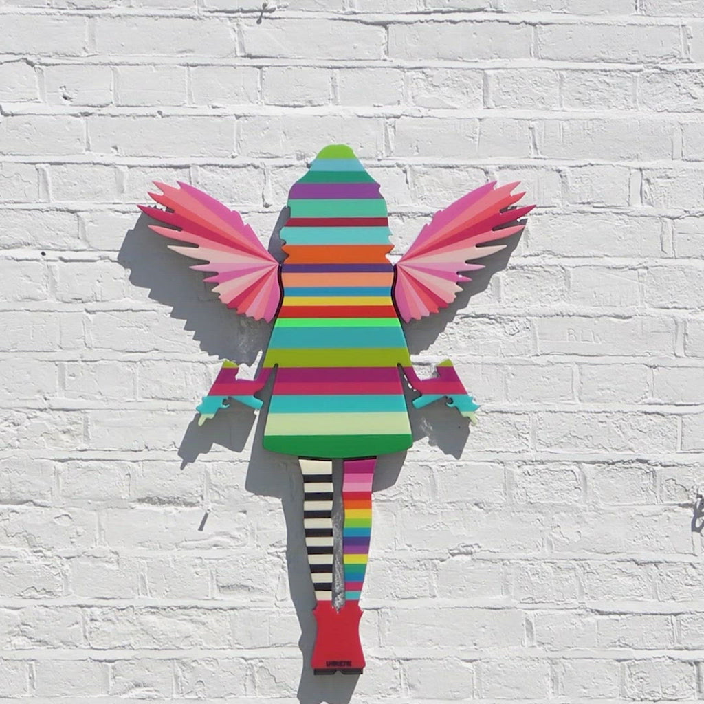 Angel Cake Miniature - Rose Wings Striped - SOLD