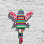 Angel Cake Miniature - Rose Wings Striped - SOLD