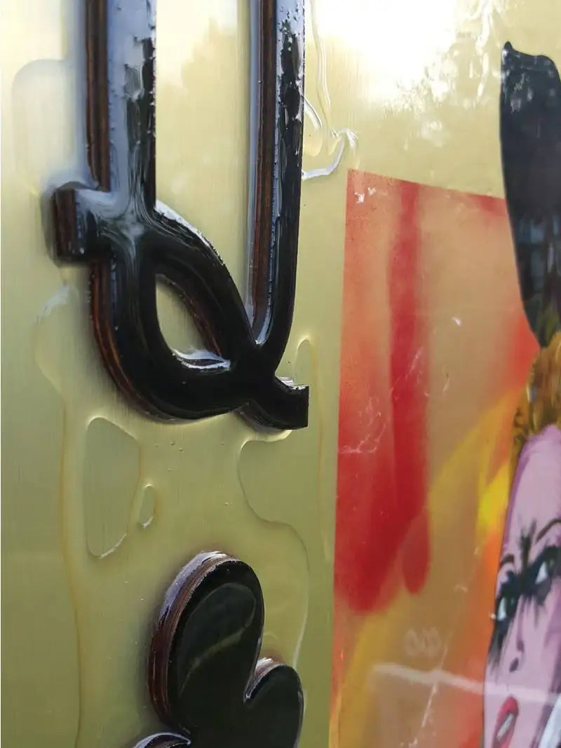 Queen of Clubs - SOLD by artist Dan Pearce - Wyecliffe Galleries