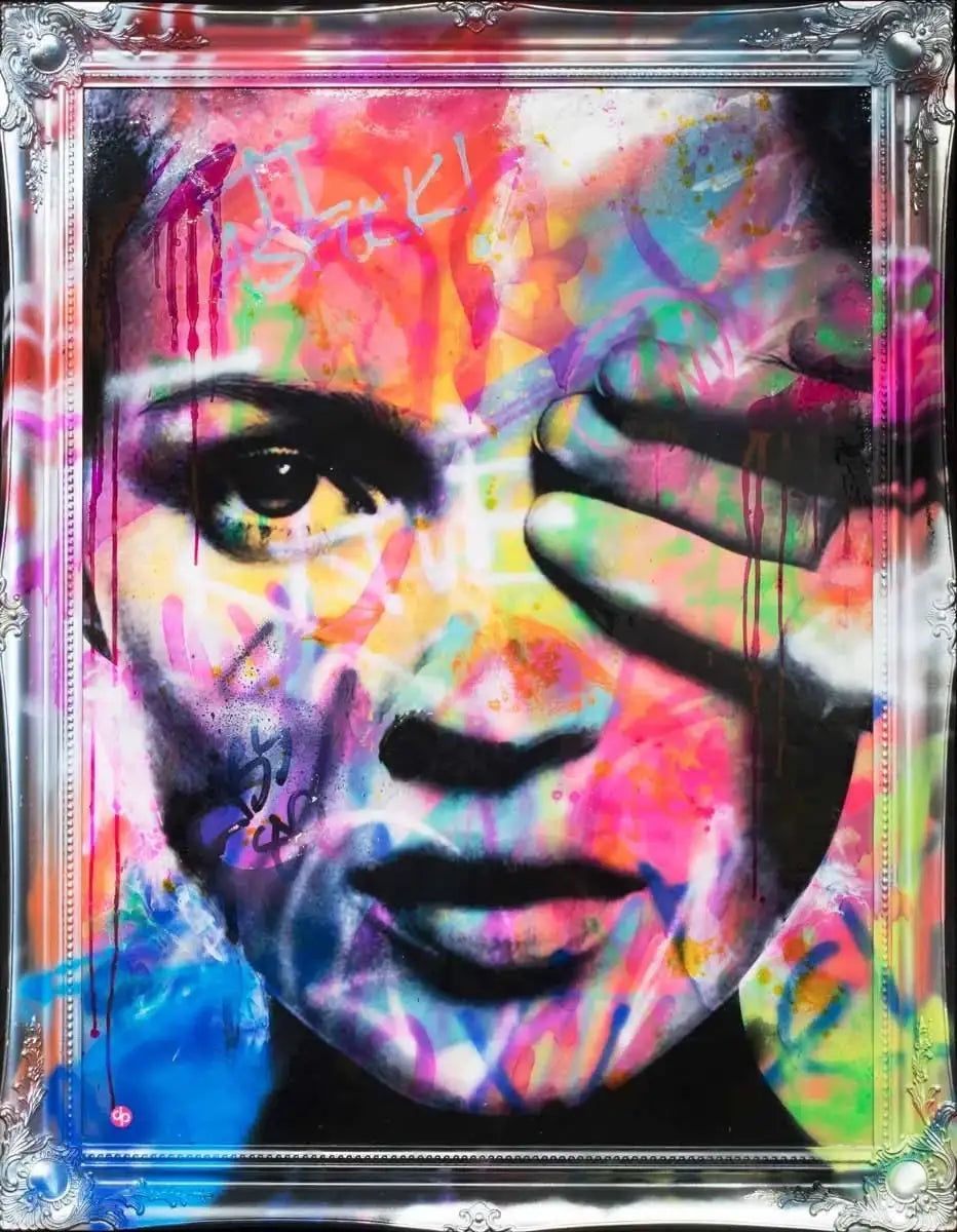 Vibrant Kate - SOLD by artist Dan Pearce - Wyecliffe Galleries