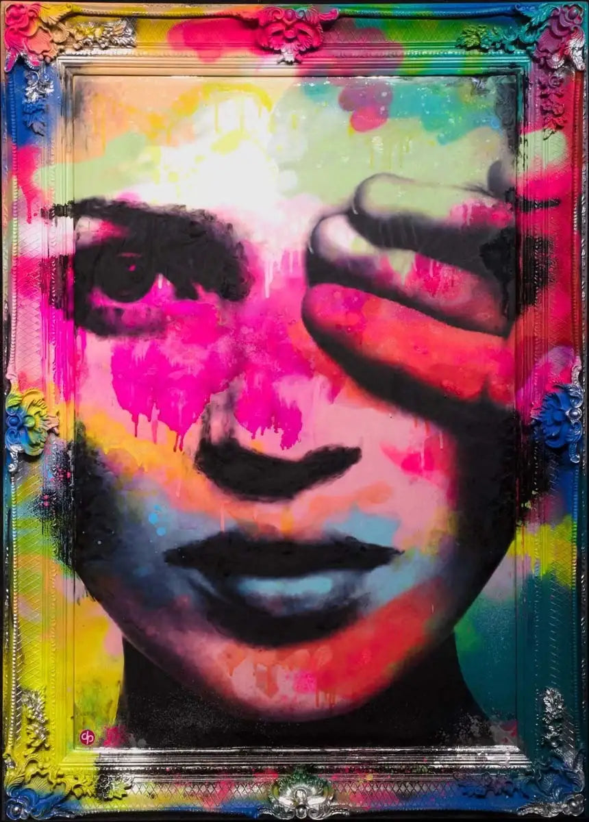 Vibrant Kate - What people say isn't going to stop me - SOLD by artist Dan Pearce - Wyecliffe Galleries