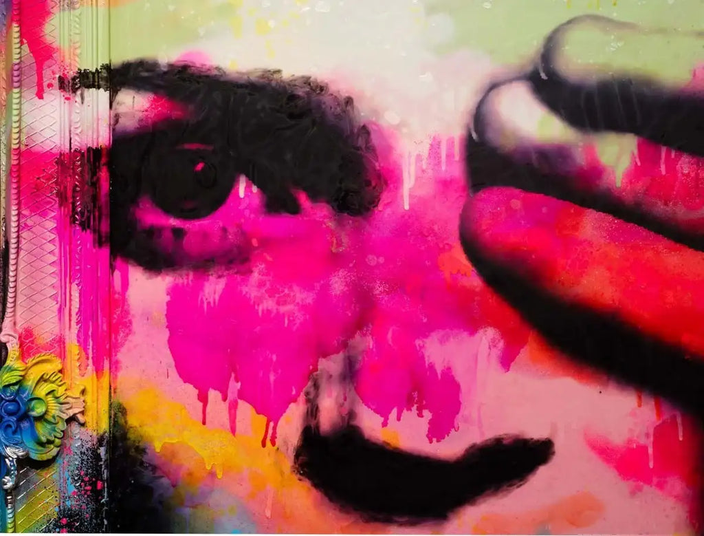 Vibrant Kate - What people say isn't going to stop me - SOLD by artist Dan Pearce - Wyecliffe Galleries