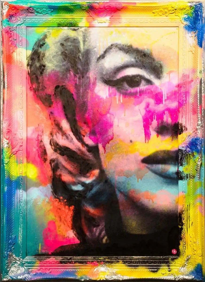 Vibrant Marilyn, We Are All of Us Stars - SOLD by artist Dan Pearce - Wyecliffe Galleries