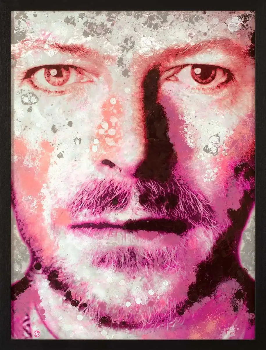 While Colour Lights Up Your Face (Bowie) by artist Dan Pearce - Wyecliffe Galleries