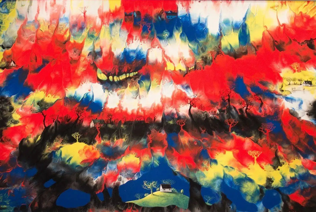 Worlds Apart II by artist Daniel Diaz - Wyecliffe Galleries