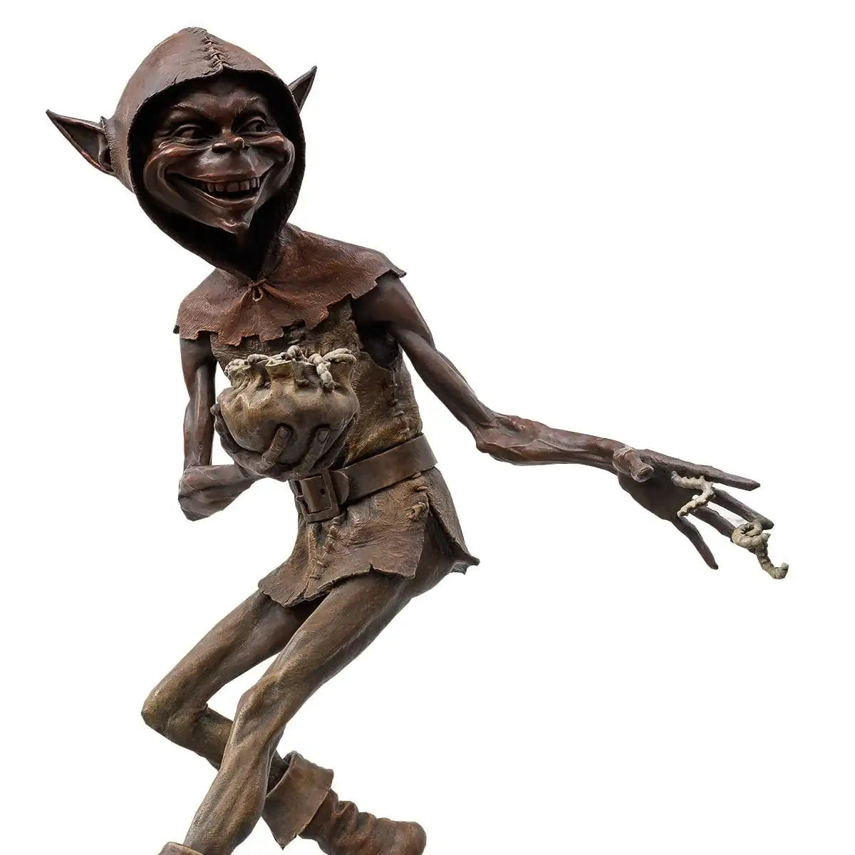 Caterpillar Spiller - Bronze Sculpture (Large) - Edition by artist David Goode - Wyecliffe Galleries