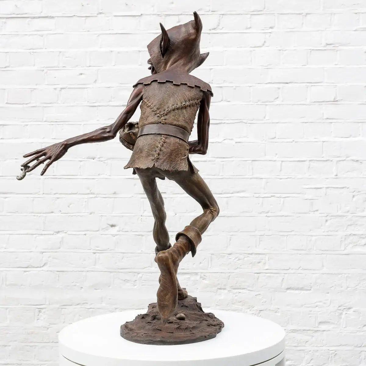 Caterpillar Spiller - Bronze Sculpture (Large) - Edition by artist David Goode - Wyecliffe Galleries