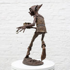 Caterpillar Spiller - Bronze Sculpture (Large) - Edition by artist David Goode - Wyecliffe Galleries