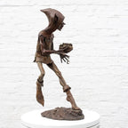 Caterpillar Spiller - Bronze Sculpture (Large) - Edition by artist David Goode - Wyecliffe Galleries