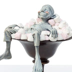 Comfort Food - Bronze Sculpture (Miniature) - Edition by artist David Goode - Wyecliffe Galleries