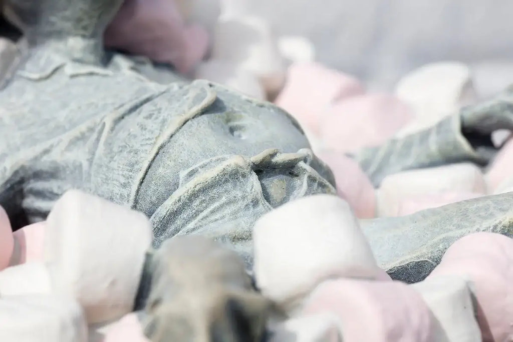 Comfort Food - Bronze Sculpture (Miniature) - Edition by artist David Goode - Wyecliffe Galleries