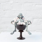 Comfort Food - Bronze Sculpture (Miniature) - Edition by artist David Goode - Wyecliffe Galleries