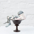 Comfort Food - Bronze Sculpture (Miniature) - Edition by artist David Goode - Wyecliffe Galleries