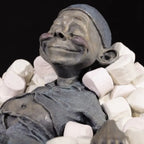 Comfort Food - Bronze Sculpture (Medium) - Edition by artist David Goode - Wyecliffe Galleries