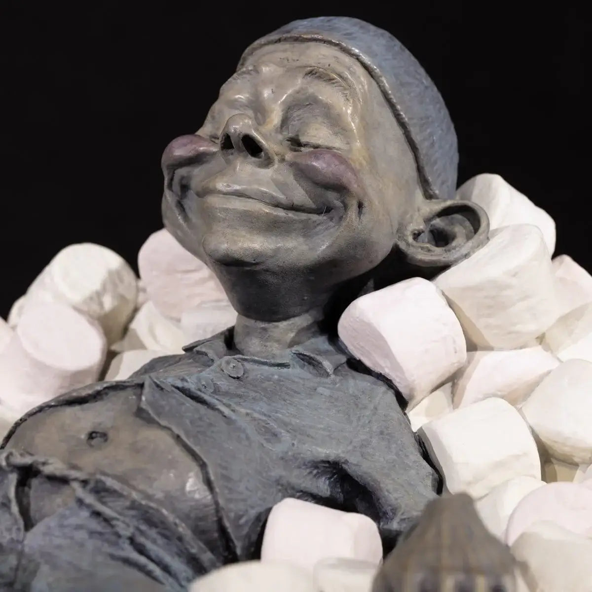 Comfort Food - Bronze Sculpture (Medium) - Edition by artist David Goode - Wyecliffe Galleries