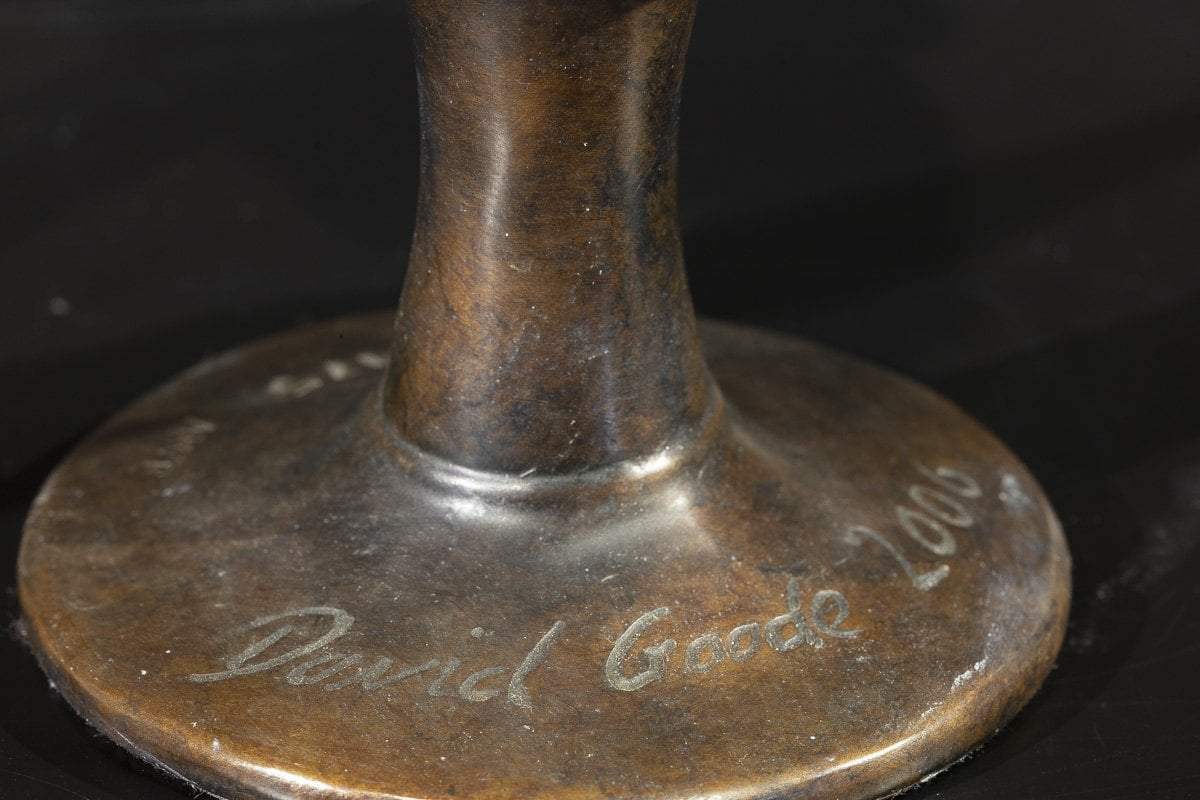 Comfort Food - Bronze Sculpture (Medium) - Edition by artist David Goode - Wyecliffe Galleries