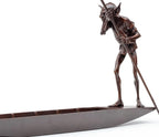 Ferryman - Bronze Sculpture (Miniature) - Edition by artist David Goode - Wyecliffe Galleries