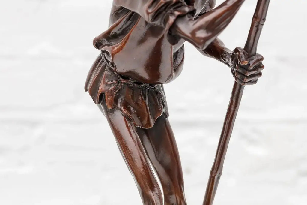 Ferryman - Bronze Sculpture (Miniature) - Edition by artist David Goode - Wyecliffe Galleries