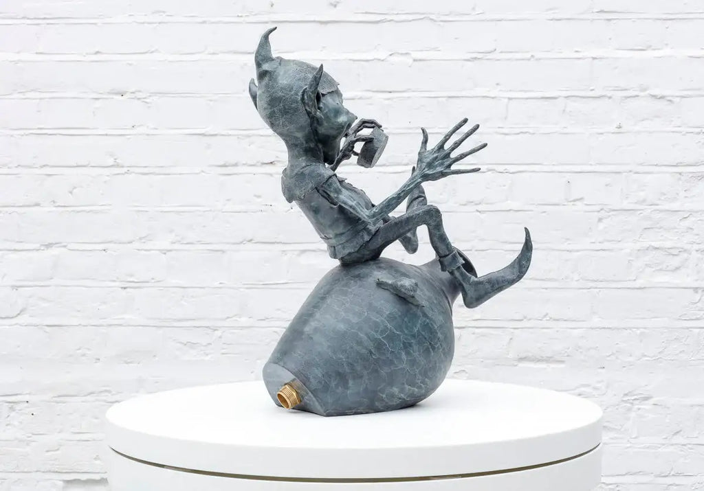 Jackpot - Bronze Sculpture (Medium) - Edition - SOLD by artist David Goode - Wyecliffe Galleries