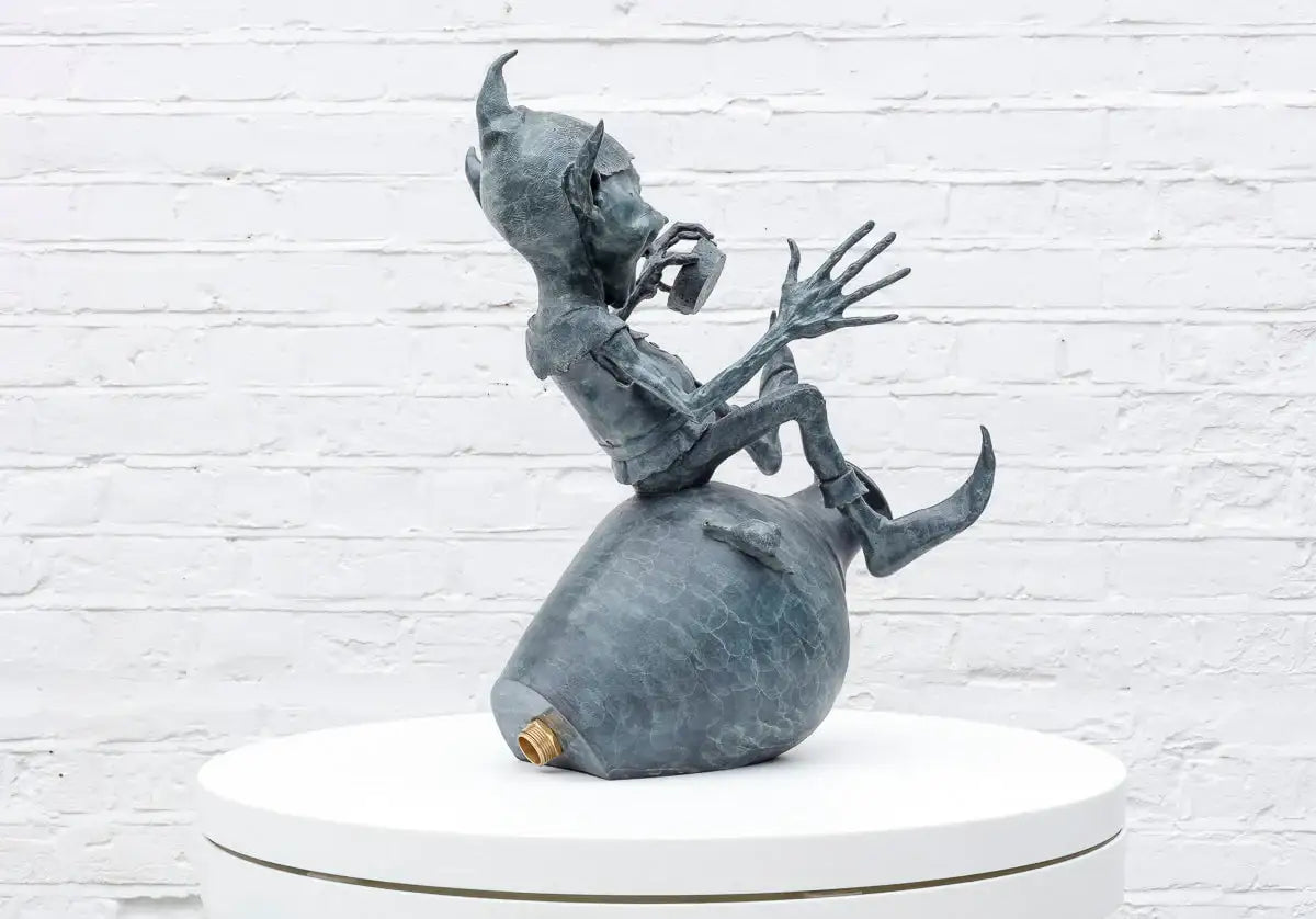 Jackpot - Bronze Sculpture (Medium) - Edition - SOLD by artist David Goode - Wyecliffe Galleries