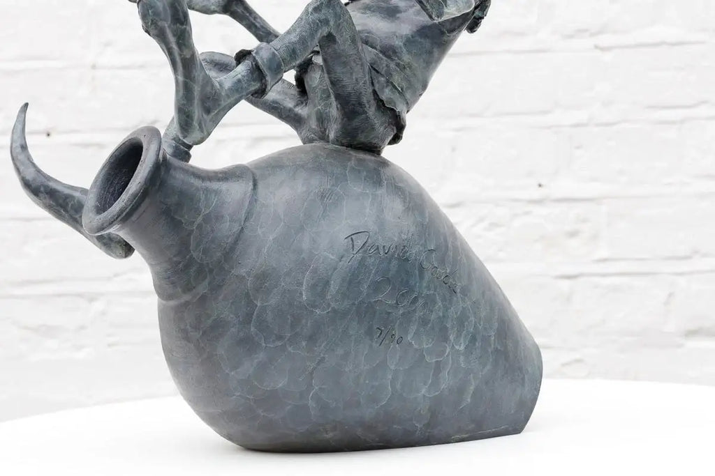 Jackpot - Bronze Sculpture (Medium) - Edition - SOLD by artist David Goode - Wyecliffe Galleries