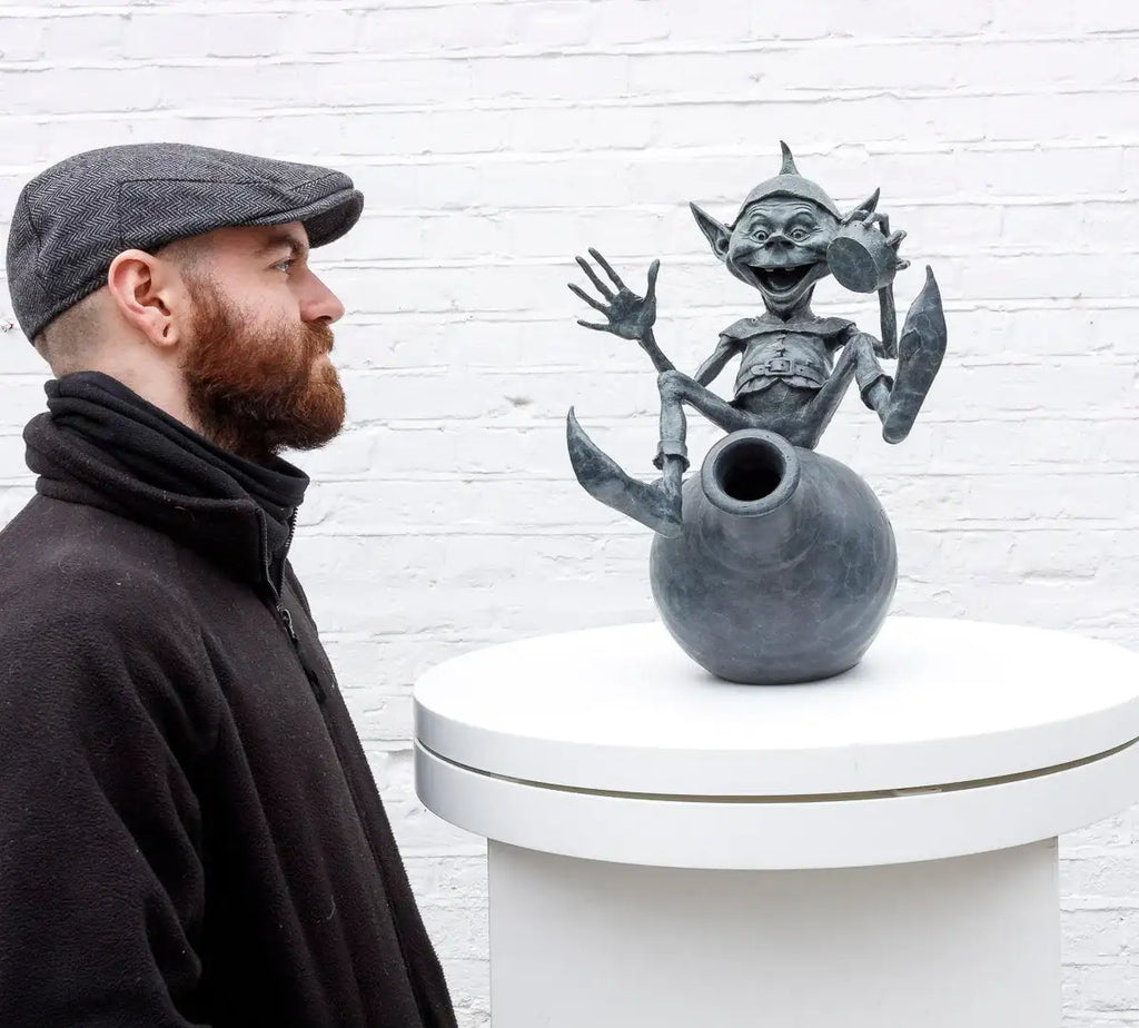 Jackpot - Bronze Sculpture (Medium) - Edition - SOLD by artist David Goode - Wyecliffe Galleries