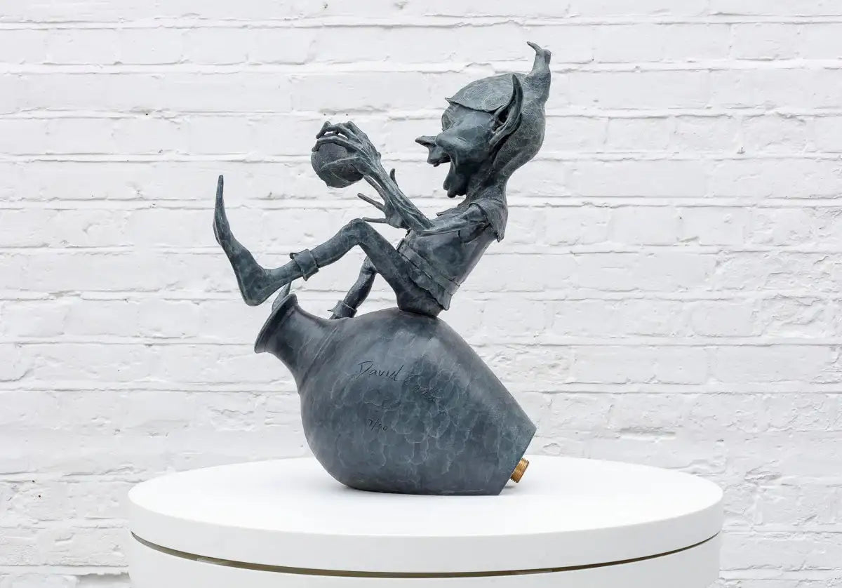 Jackpot - Bronze Sculpture (Medium) - Edition - SOLD by artist David Goode - Wyecliffe Galleries