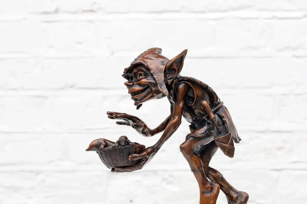 Keep Off The Grass - Bronze Sculpture (Miniature) - Edition by artist David Goode - Wyecliffe Galleries