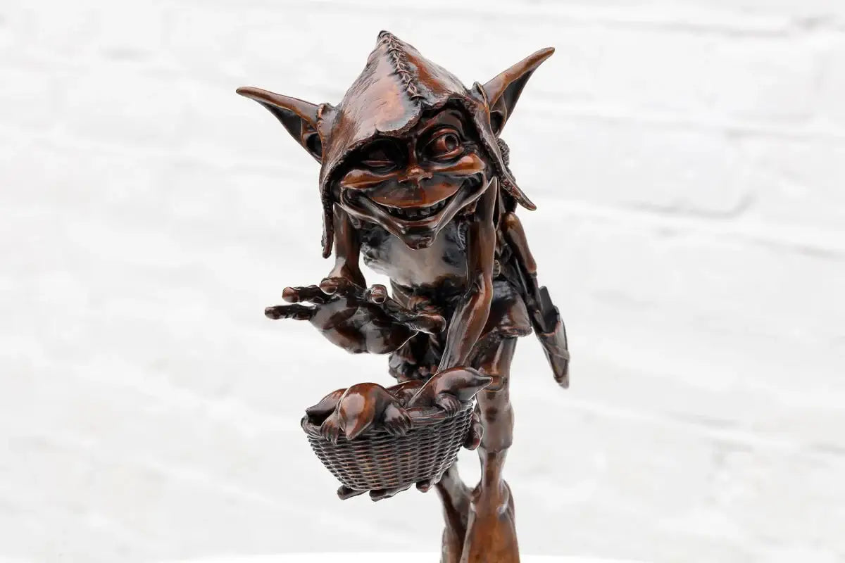 Keep Off The Grass - Bronze Sculpture (Miniature) - Edition by artist David Goode - Wyecliffe Galleries