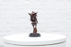 Keep Off The Grass - Bronze Sculpture (Miniature) - Edition by artist David Goode - Wyecliffe Galleries