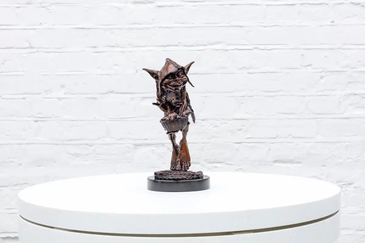 Keep Off The Grass - Bronze Sculpture (Miniature) - Edition by artist David Goode - Wyecliffe Galleries