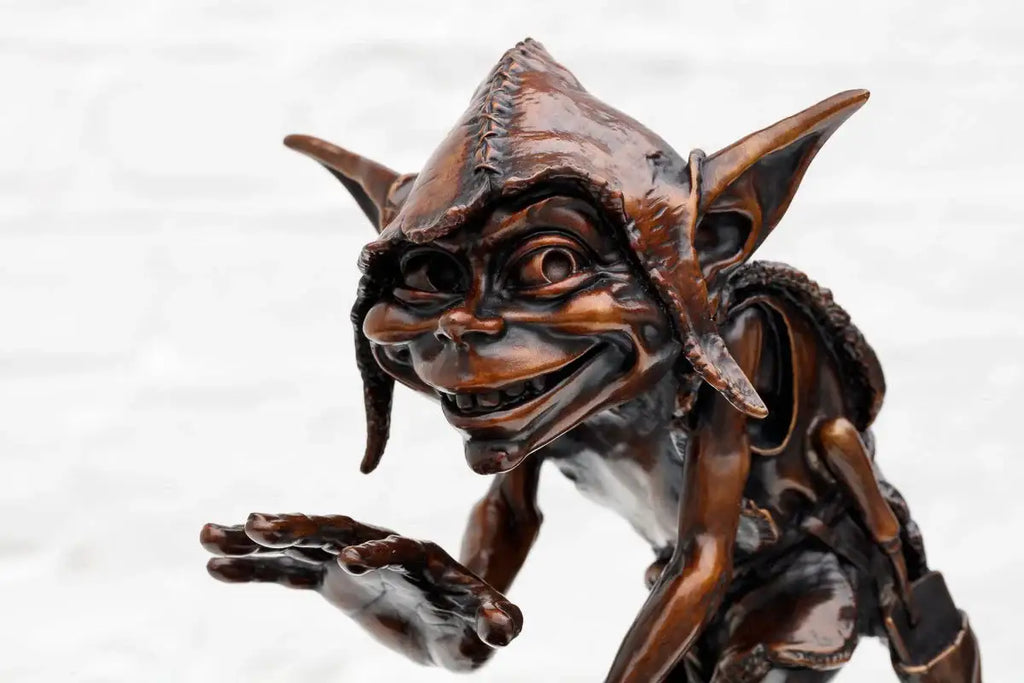 Keep Off The Grass - Bronze Sculpture (Miniature) - Edition by artist David Goode - Wyecliffe Galleries