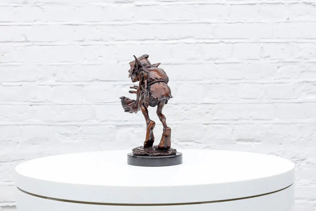 Keep Off The Grass - Bronze Sculpture (Miniature) - Edition by artist David Goode - Wyecliffe Galleries