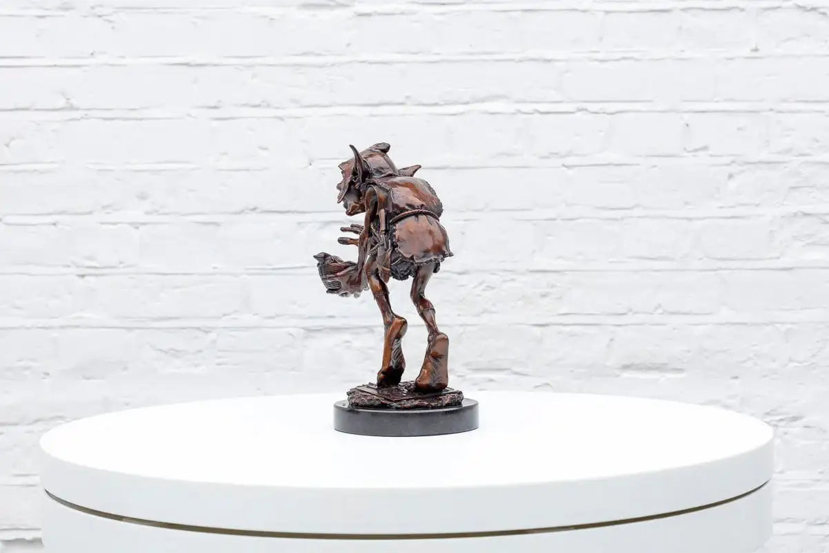 Keep Off The Grass - Bronze Sculpture (Miniature) - Edition by artist David Goode - Wyecliffe Galleries