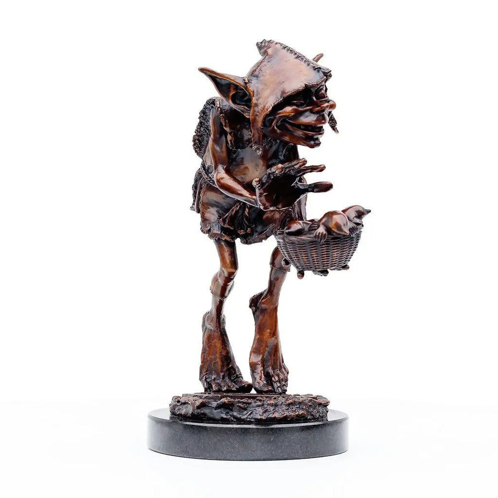 Keep Off The Grass - Bronze Sculpture (Miniature) - Edition by artist David Goode - Wyecliffe Galleries