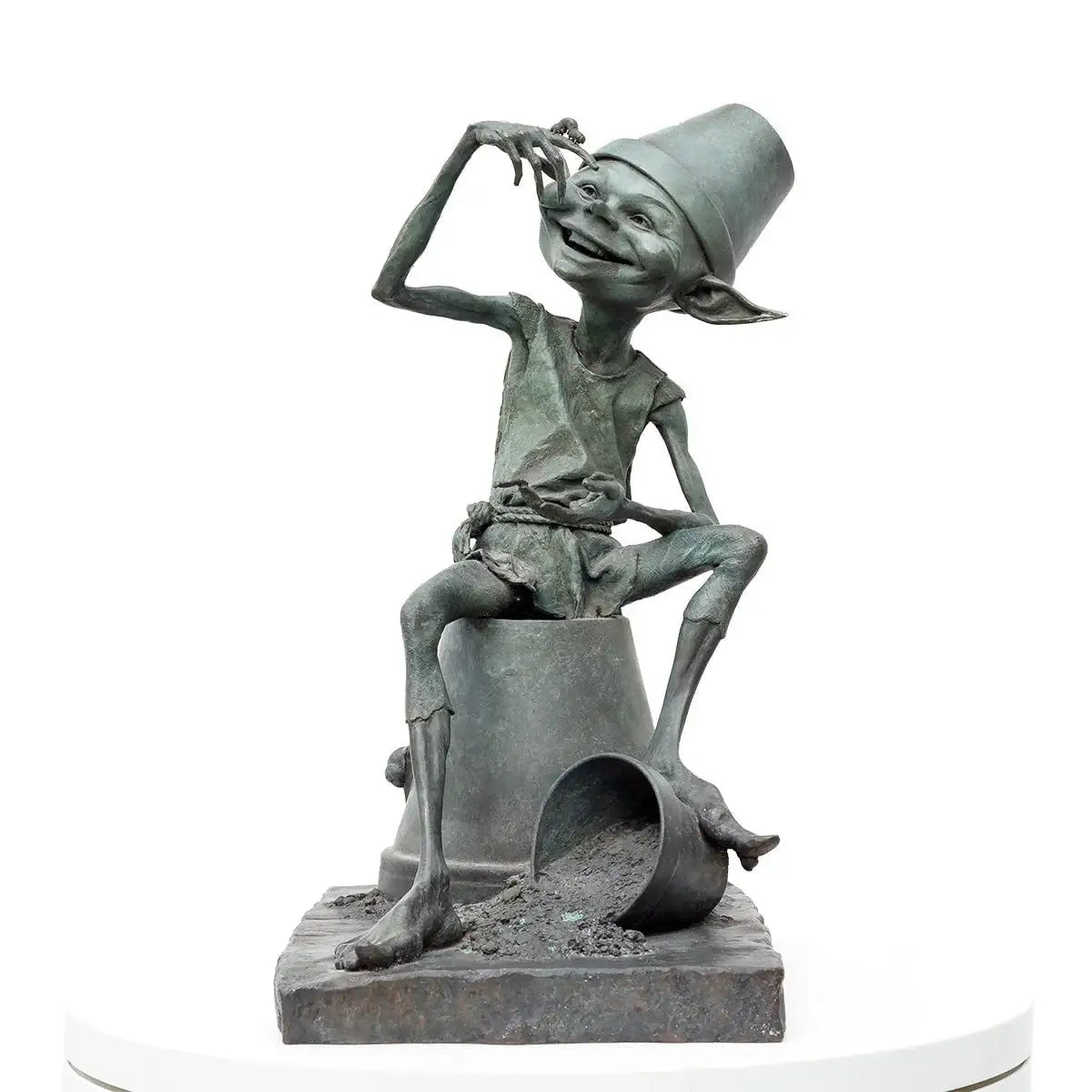 Mischief - Bronze Sculpture (Medium) - LAST Edition by artist David Goode - Wyecliffe Galleries