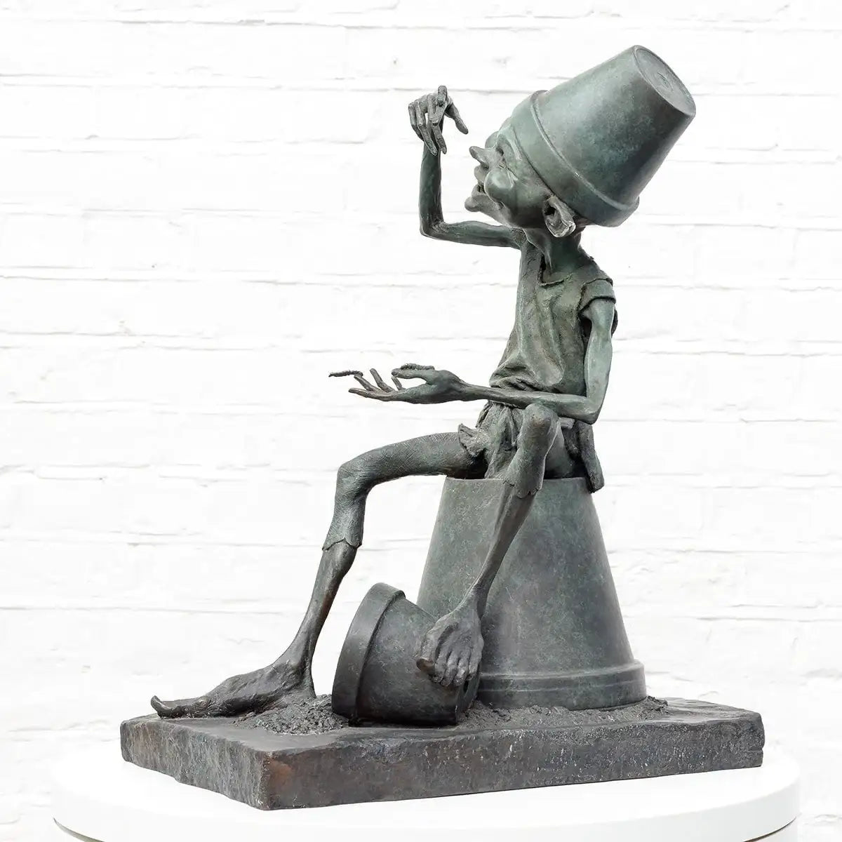 Mischief - Bronze Sculpture (Medium) - LAST Edition by artist David Goode - Wyecliffe Galleries