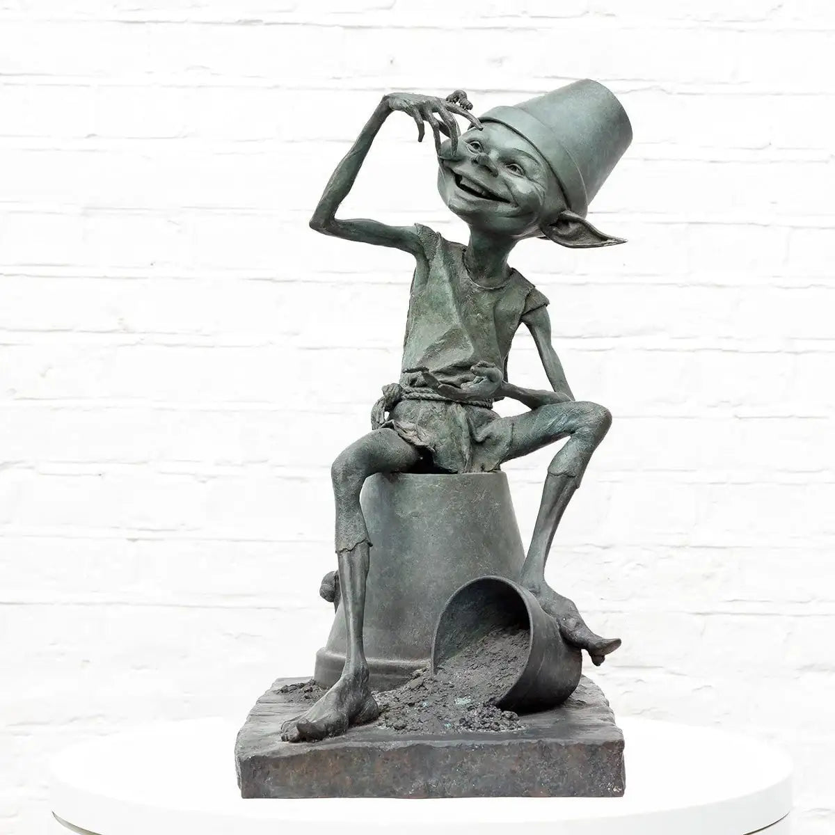 Mischief - Bronze Sculpture (Medium) - LAST Edition by artist David Goode - Wyecliffe Galleries
