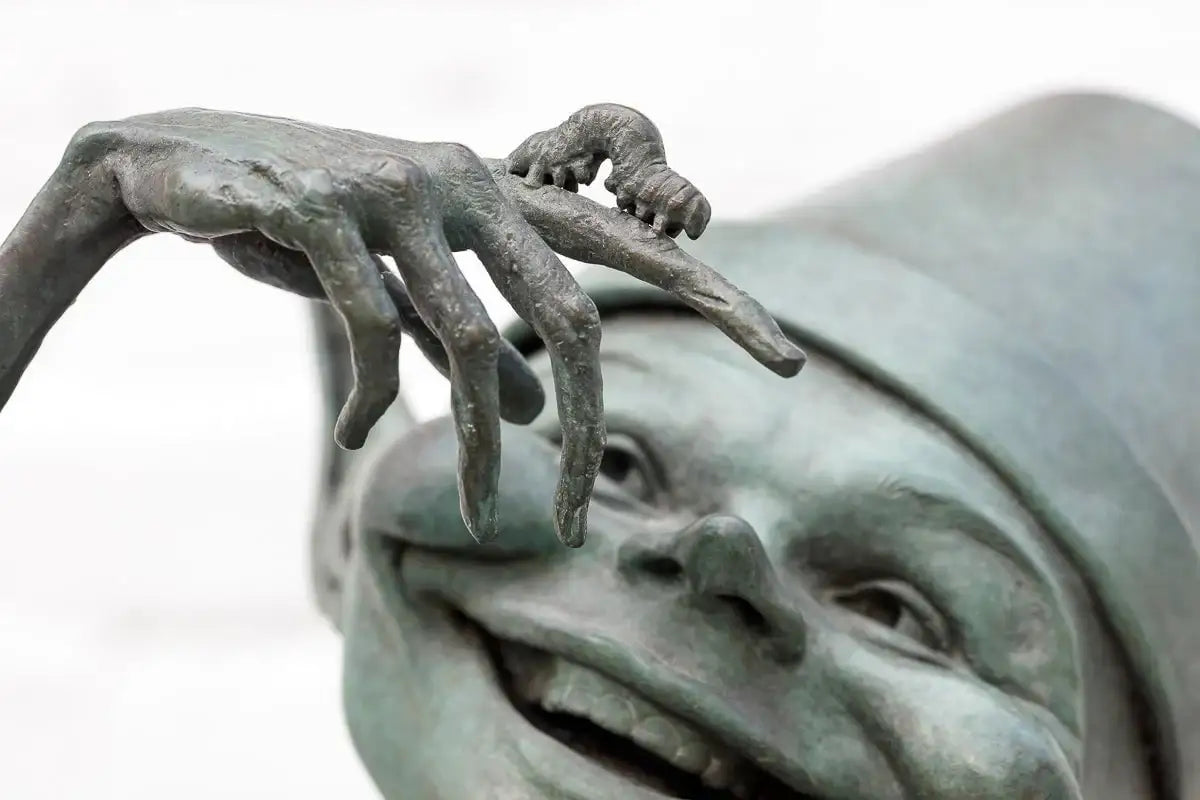 Mischief - Bronze Sculpture (Medium) - LAST Edition by artist David Goode - Wyecliffe Galleries