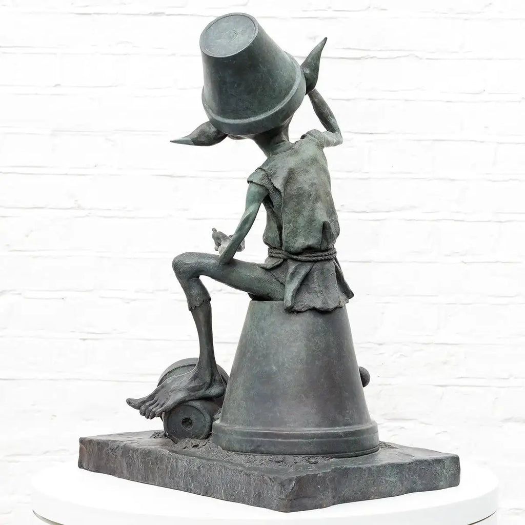 Mischief - Bronze Sculpture (Medium) - LAST Edition by artist David Goode - Wyecliffe Galleries