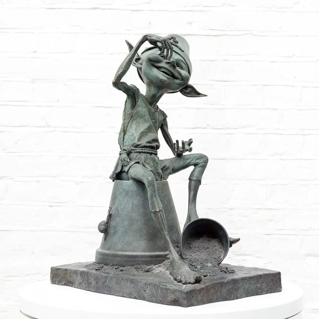 Mischief - Bronze Sculpture (Medium) - LAST Edition by artist David Goode - Wyecliffe Galleries