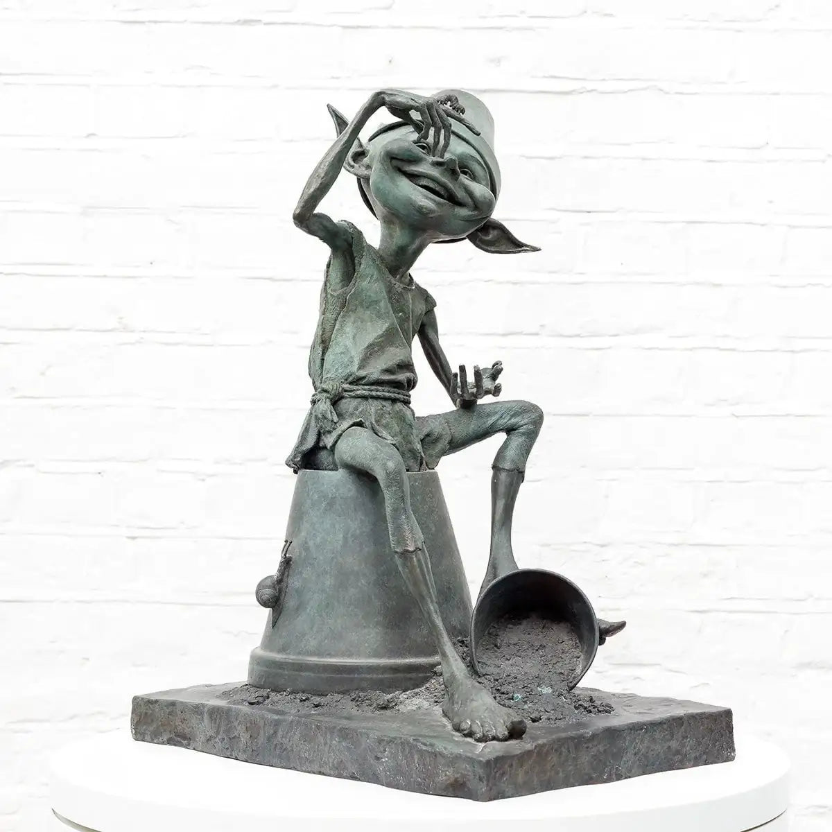 Mischief - Bronze Sculpture (Medium) - LAST Edition by artist David Goode - Wyecliffe Galleries