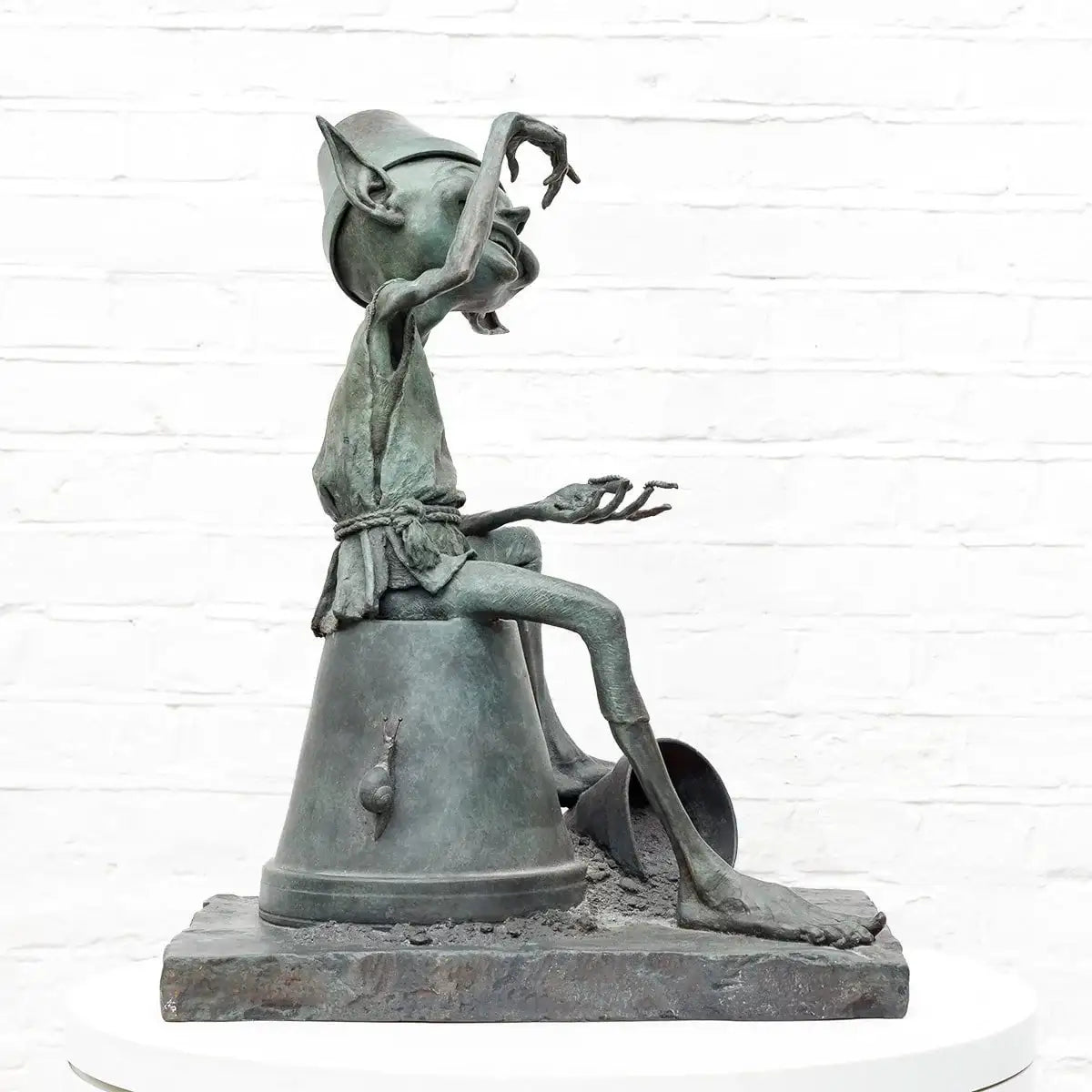 Mischief - Bronze Sculpture (Medium) - LAST Edition by artist David Goode - Wyecliffe Galleries