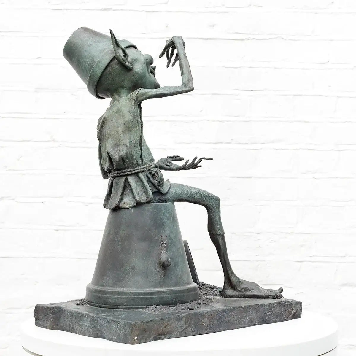 Mischief - Bronze Sculpture (Medium) - LAST Edition by artist David Goode - Wyecliffe Galleries